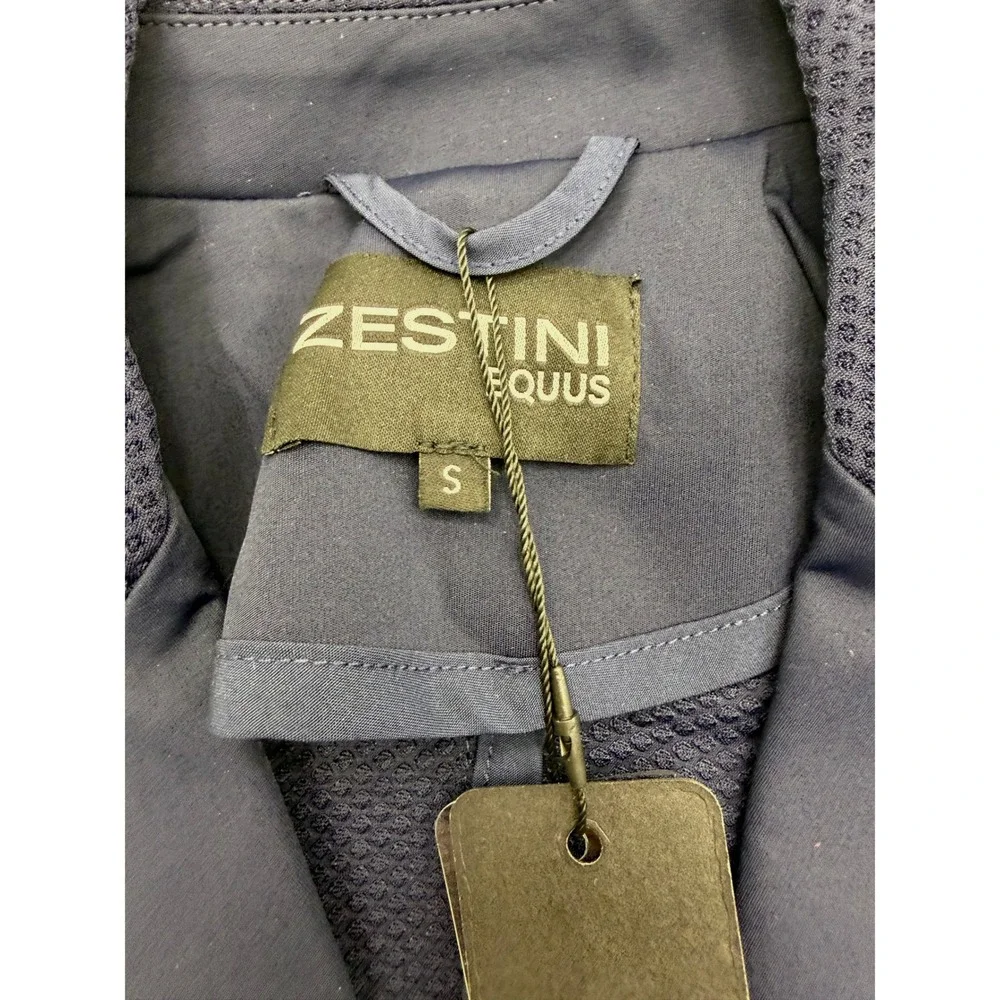 Zestini Equus Mens S Navy Equestrian Show Coat Mesh Stretch Jacket MSJ6705NVY